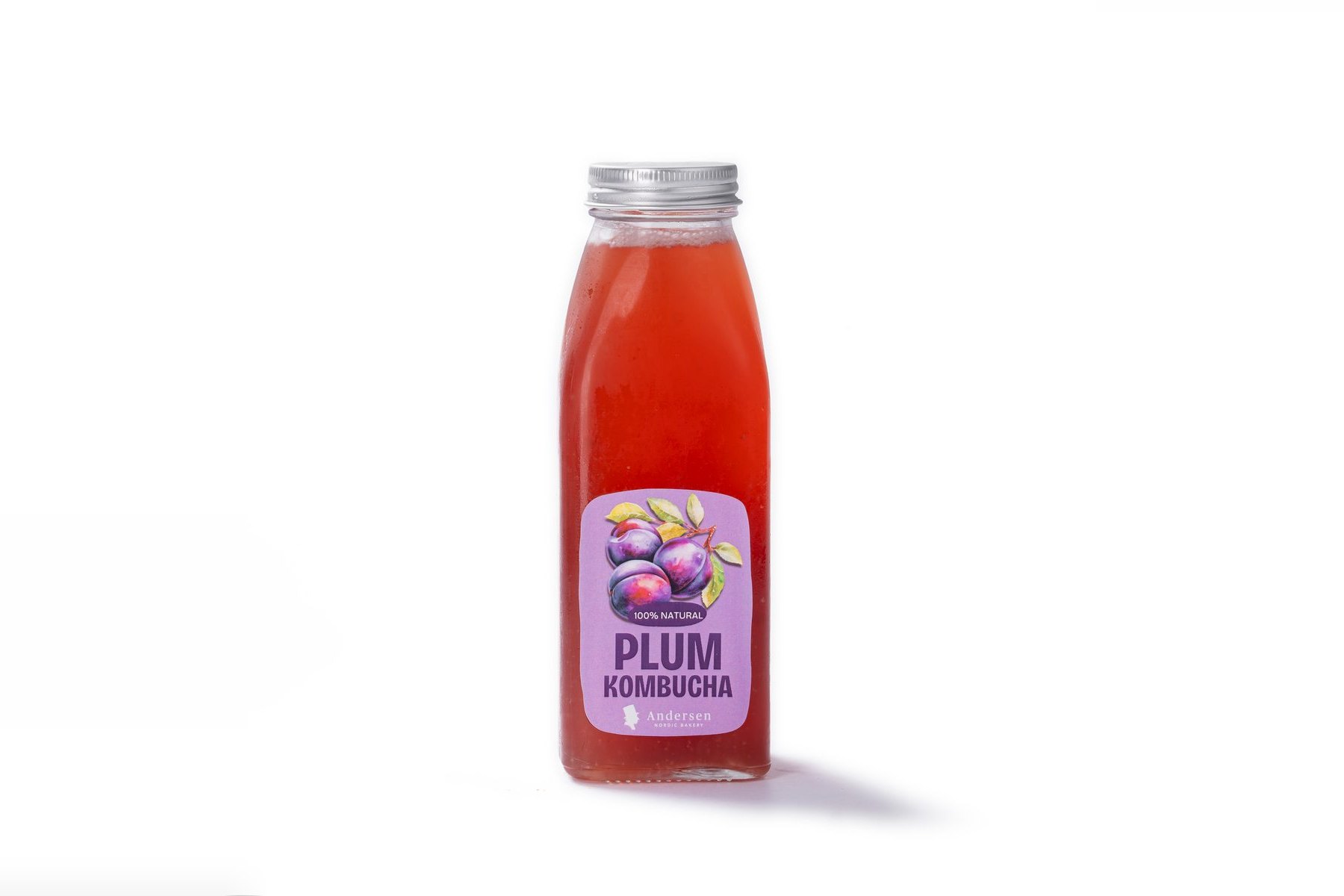 Plum kombucha